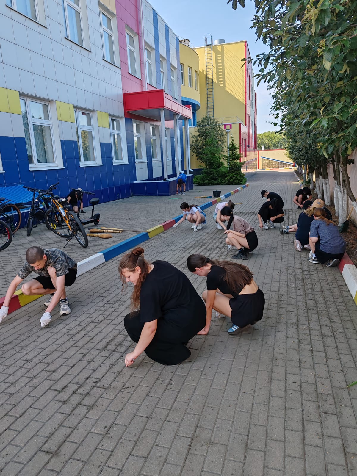 Летний трудовой отряд.
